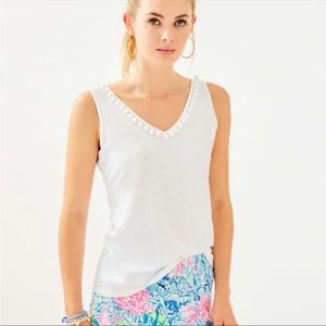 Lilly Pulitzer Gigi Pom Pom tank